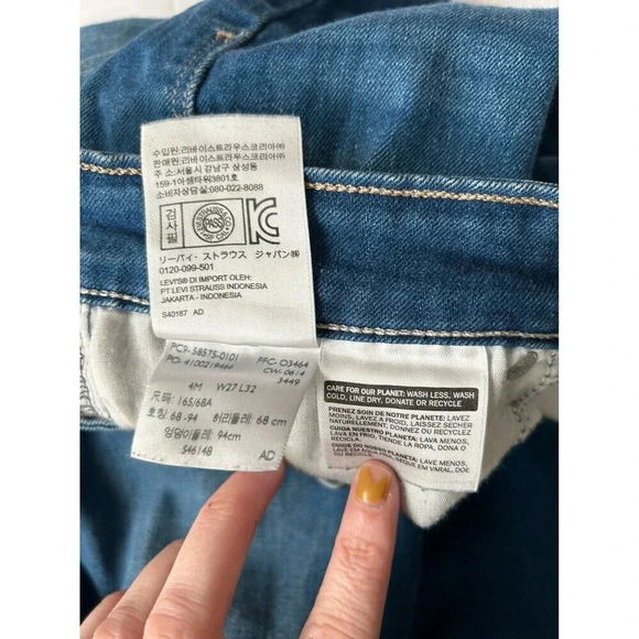 Levi’s Mid Rise skinny Jeans Size 4 - Picture 5 of 9